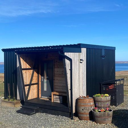 Unique Luxurious Cabin On Sea View Working Croft Garrabost Kültér fotó