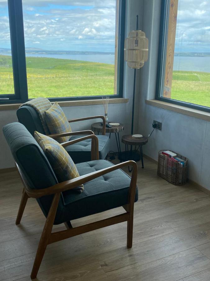 Unique Luxurious Cabin On Sea View Working Croft Garrabost Kültér fotó
